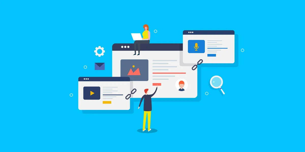 初心者向けに内部リンクの付け方を解説するアイキャッチ画像